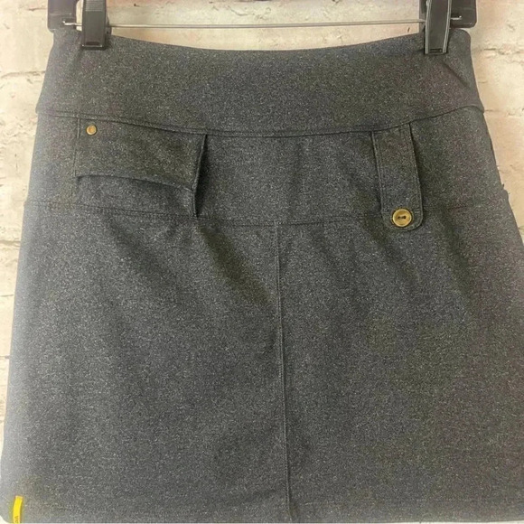 Lole Express Women's XS Dark Gray Eco Friendly Athletic Skirt Stretch UPF 50+ - Picture 2 of 9